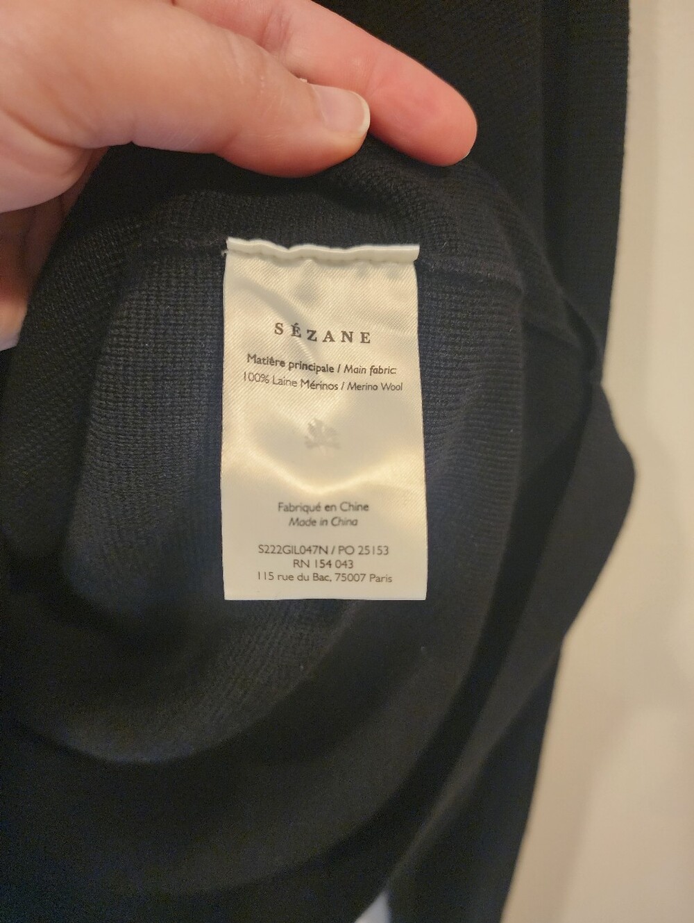 NWT Sezane Bettany Wool Cardigan - Picture 6 of 8